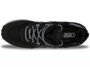 Кроссовки Asics Gel Lyte 3 мужские черные с белым - фото сверху