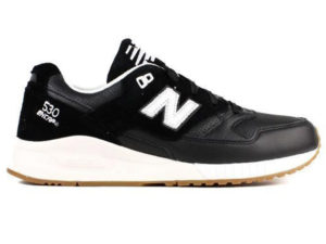 Кроссовки New Balance 530 мужские черные с белым - фото справа