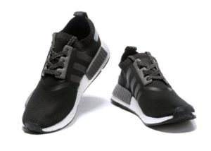 Adidas NMD Runner Primeknit черные с белым