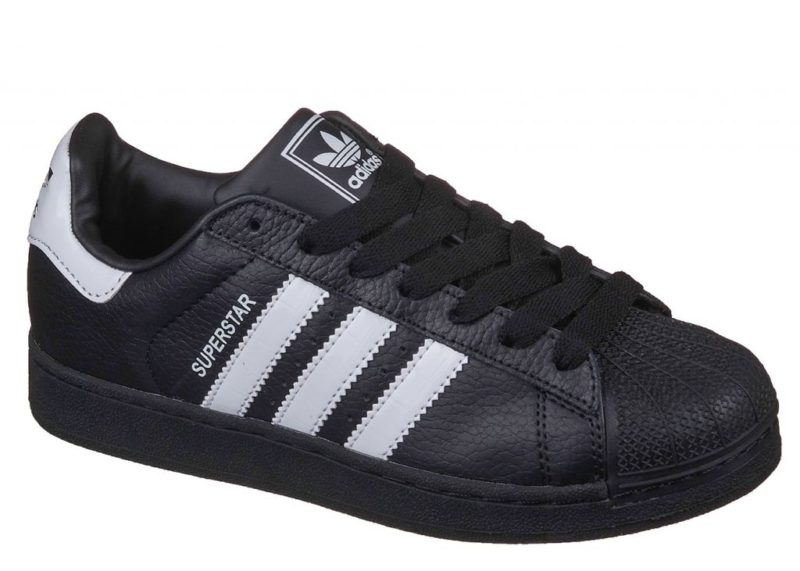 Adidas Superstar черные с белым black white (35-45). Адидас Суперстар