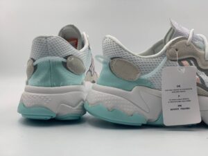 Adidas Ozweego белый с серым и голубым с сеткой женские (35-39)